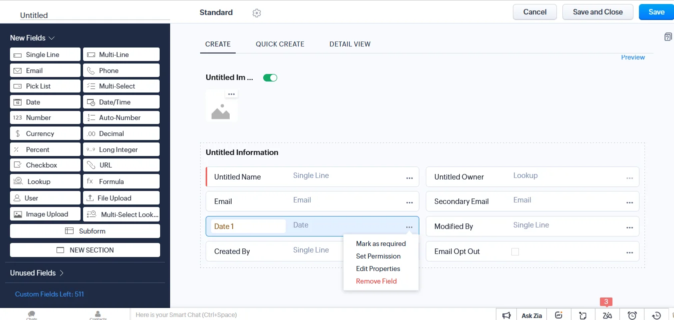 Zoho CRM Admin Guide for Beginners:Everything You Need to Know 9 Zoho-Admin-Guide-Customize-modules-and-fields