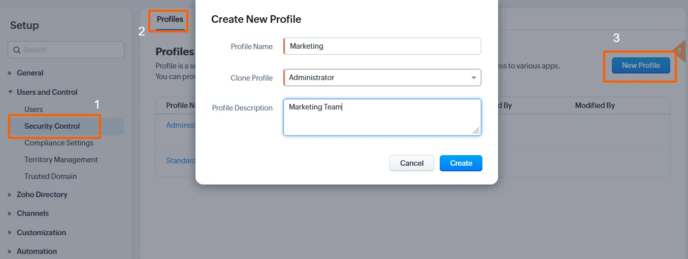 Zoho CRM Admin Guide for Beginners:Everything You Need to Know 7 Zoho-Admin-Guide-New-Profile