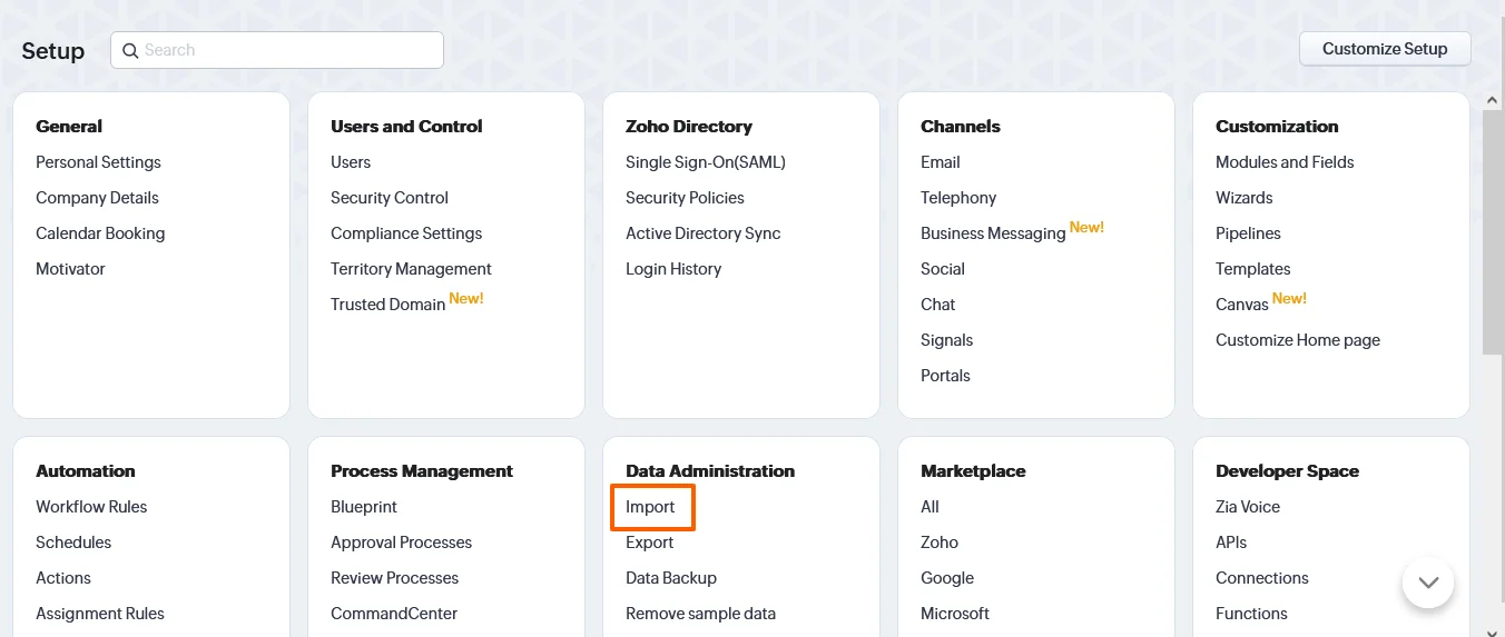 Zoho CRM Admin Guide for Beginners:Everything You Need to Know 10 Zoho-Admin-guide-Data-Import
