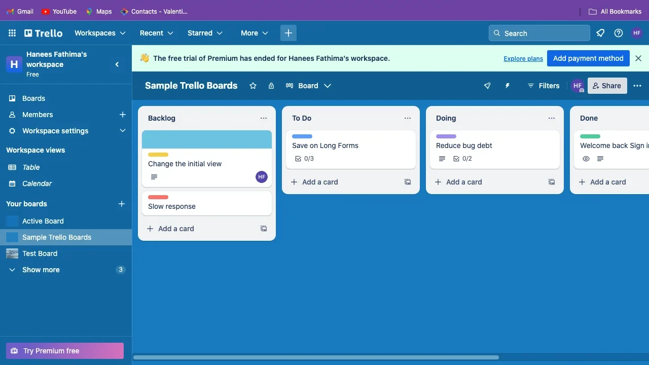 How to Use Trello for Agile Project Management 2 Trello Boards example edited