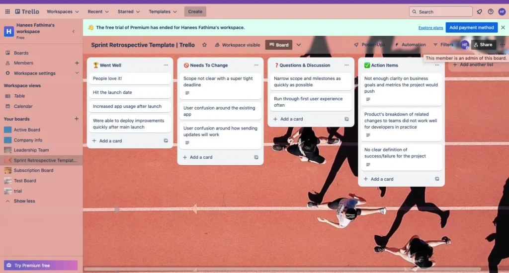 How to Use Trello for Agile Project Management 6 Trello Sprint Template