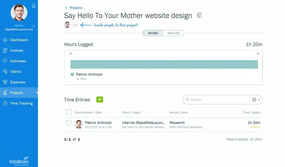 freshbooks-project-management
