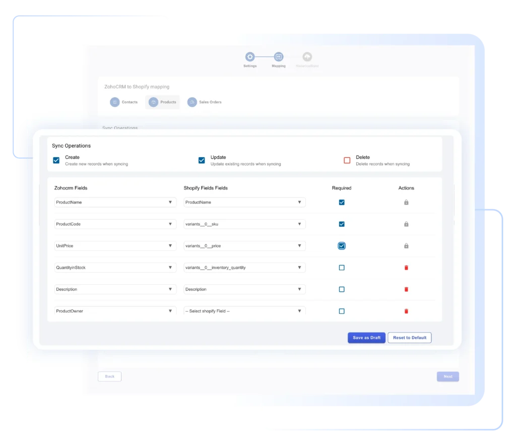 shopify-integration-for-zoho-crm-product-field-mapping