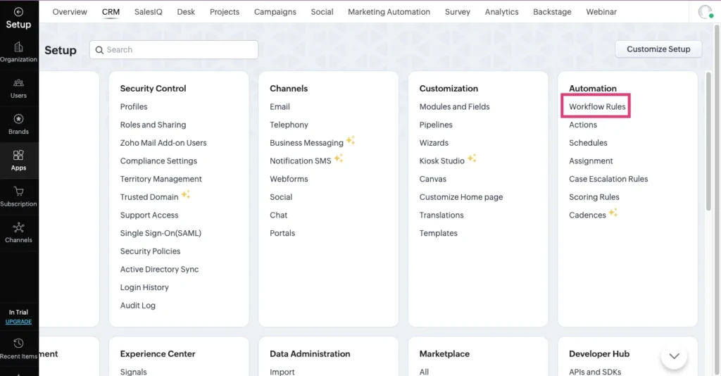 workflow field updates - select-Workflow-rules