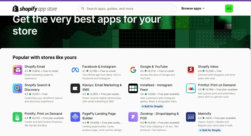 Shopify App Store