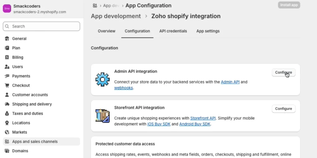
shopify-app-configuration-admin-api-zoho-crm-integration