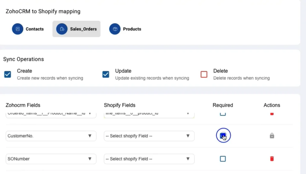 zoho-crm-shopify-sales-order-field-mapping